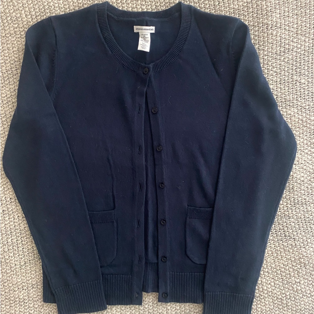 Navy cardigan